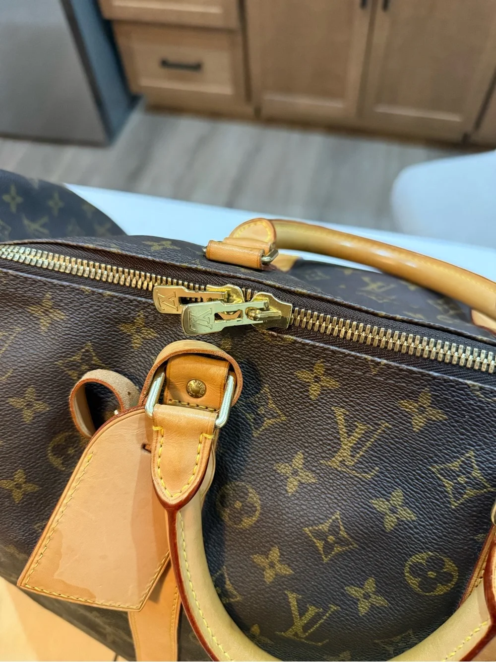 Louis Vuitton Monogram Keepall 55 Travel Duffle bag